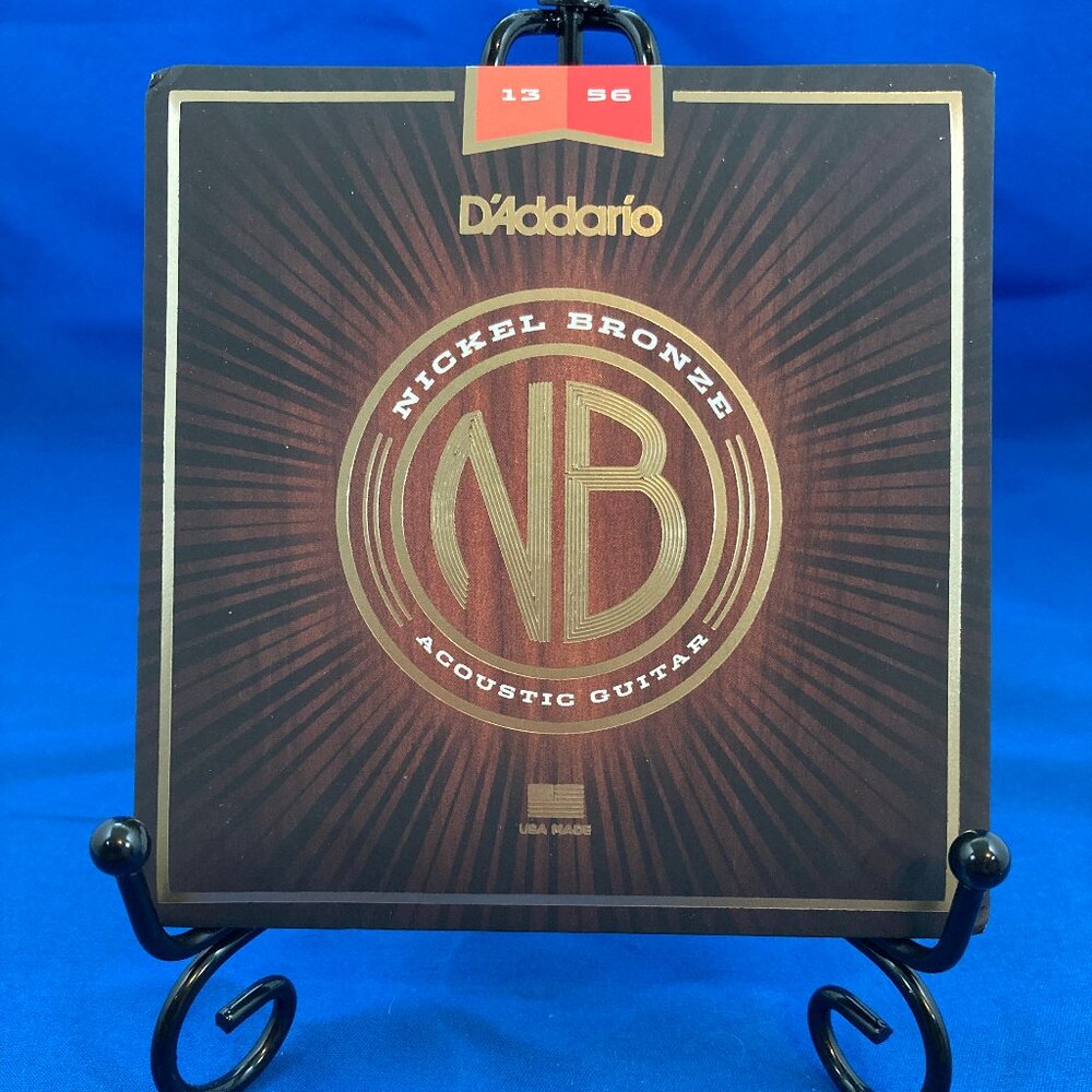 D'Addario NB1356 Nickel Bronze Acoustic Guitar Strings 13/56 Medium